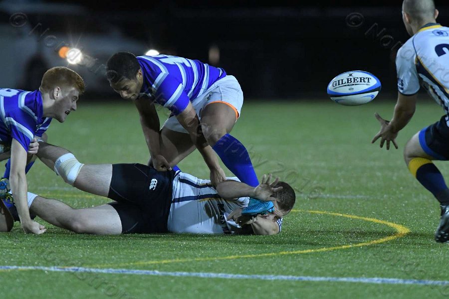 Wheaton Men\'s Rugby vs Mass Maritime.  Photo by Keith Nordstrom